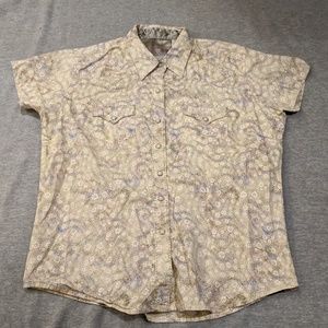 Urban Western Style Short Sleeved Shirt